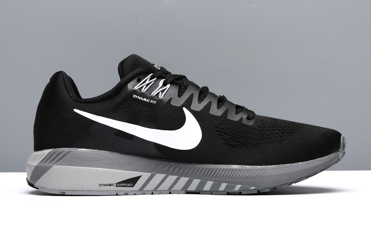 Nike Air Zoom StrucTure 21 Black White Shoes